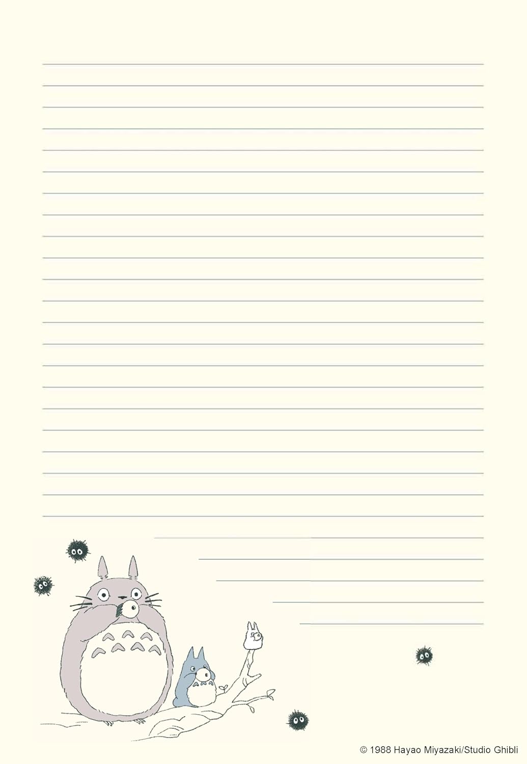 My Neighbor Totoro Stationery Set