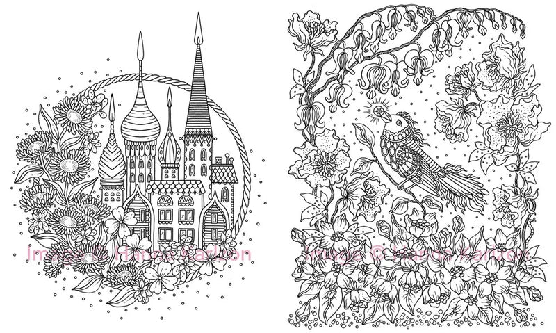 Magical Dawn Colouring Book