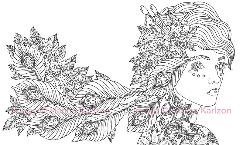 Magical Dawn Colouring Book
